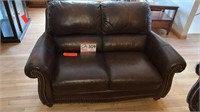 LEATHER LOVESEAT