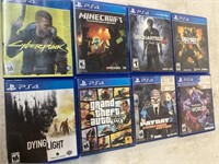 Lot of 8 PS4 games