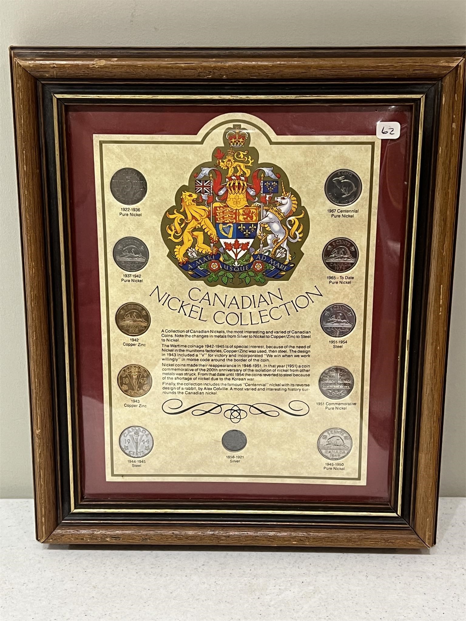 Cdn Nickel Collection In Frame