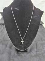 Diamond Cross Pendant and Chain