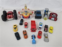 Box of Toy Vehicles