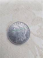 1890 Morgan Silver dollar