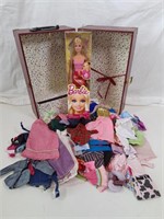 Barbie, Trunk, and Clothes