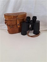 Tower Binoculars With Leather Case