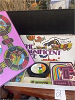 1975 The magnificent race board game