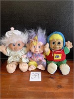 VTG troll dolls