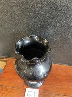 black amethyst glass vase