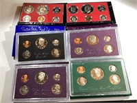 6 United States Mint Proof Sets