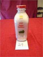 Hillside Farms Dairy Bottle