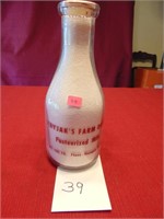 Stryjak's Farm Dairy Bottle