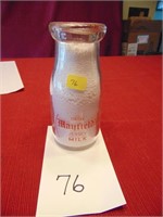 Mayfield's Jersey Milk bottle