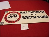 Michigan DHIA Sign