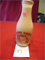 Union Grove Milk Store Display Bottle