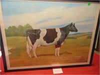 Registered Holstein Friesian Framed Picture