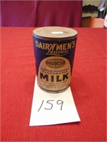 Dairymen's League Evaporated Milk Can