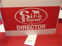 Sire Power Director Metal Sign