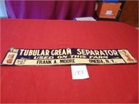 Tubular Cream Separator Used on This Farm Sign