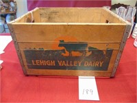 Lehigh Valley Dairy Wooden Crate