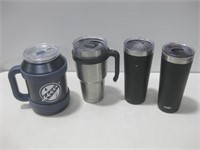Four Insulated Drink Containers Largest 50OZ
