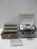 Two Tackle Boxes W/Assorted Fishing Hardware