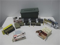 6"x 12"x 7" Ammo Box W/Various Ammo