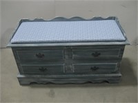 18"x 45"x 24" Cushioned Toy Chest