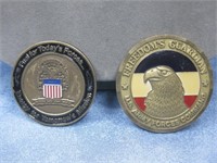 Freedoms Guardian Coin & Fuel For Forces Coin