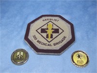 Medical Battalion Coins & Coaster