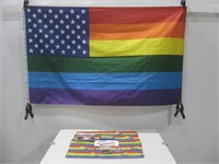 Various Assorted Pride Items Largest 59"x 39"