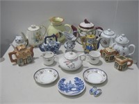 Various Teapots, Pitchers, Cups & Saucers See Info