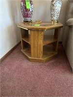 Wood & Glass End Tables & Coffee Table