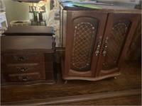 2 Jewelry Boxes w/Contents