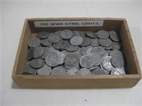 150 WWII Steel Coins