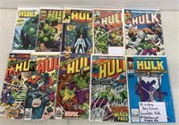 10 Vintage Key Incredible Hulk Comics *Signed