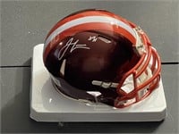 Jamal Lewis Signed Mini Helmet Beckett COA