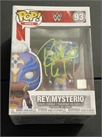 Rey Mysterio Signed Funko Pop JSA COA