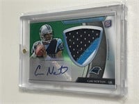 Cam Newton 2011 Topps RC Auto Patch