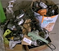 A large group lot of vintage power tools approx