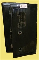 A pair of pressed steel inside door panels