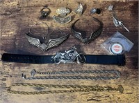 Lot of Harley Davidson Jewelry & Sterling silver!