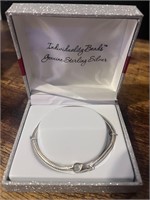 NIB Sterling Silver 7.5”  Bracelet Valentines Day