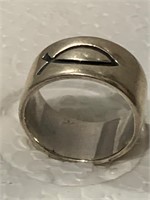 James Avery Men's Ichthus Sterling 925 Band Sz 9.5
