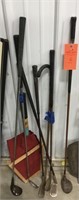 Metal shaft golf clubs (assorted brands & sizes)