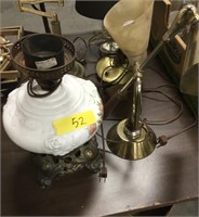 Desk lamp & partial lamp