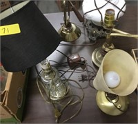 Table lamps & wall sconce