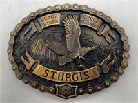 Limited Edition 3” Brass Sturgis 88 Belt Buckle