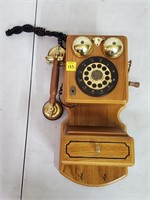 Thomas Pacconi Wood Replica Wall Phone