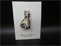 Svlvain Filion 1.5" Cat Brooch