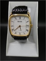 Bulova 1980 N O S Quartz Watch Date Window,