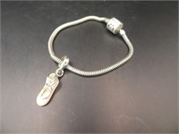 Pandora Style Bracelet With Charm